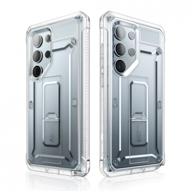 Supcase Samsung Galaxy S24 Ultra Unicorn Beetle Pro 2 Σκληρή Θήκη με Προστασία Οθόνης και Stand - Clear