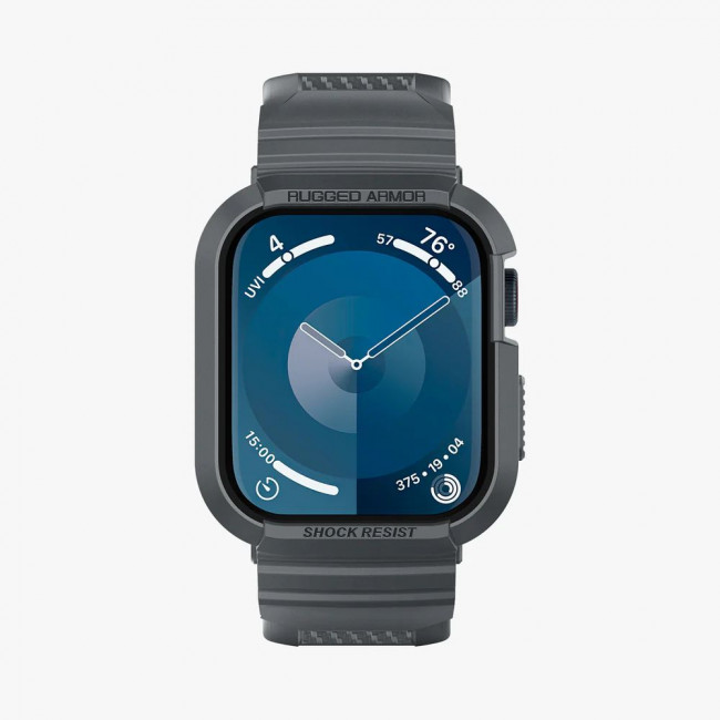 Spigen Λουράκι Apple Watch 4 / 5 / 6 / 7 / 8 / 9 / SE / SE 2 - 44 / 45 mm Rugged Armor Pro - Dark Grey 