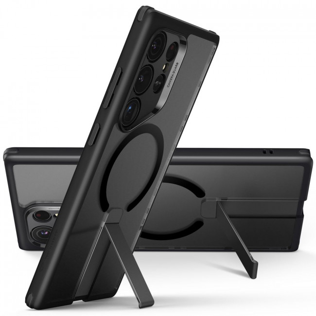 ESR Samsung Galaxy S24 Ultra - Flickstand Boost Halolock Σκληρή Θήκη με MagSafe και Stand - Frosted Black