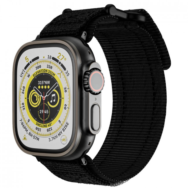 Tech-Protect Λουράκι Apple Watch 2 / 3 / 4 / 5 / 6 / 7 / 8 / 9 / SE / SE 2 / ULTRA / ULTRA 2 - 42 / 44 / 45 / 49 mm Scout Pro - Black