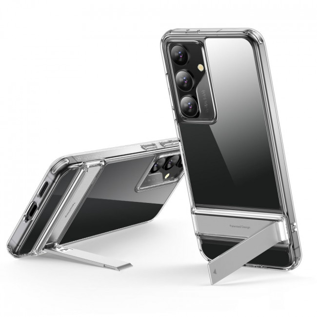 ESR Samsung Galaxy S24 Air Shield Boost Σκληρή Θήκη με Πλαίσιο Σιλικόνης και Stand - Διάφανη