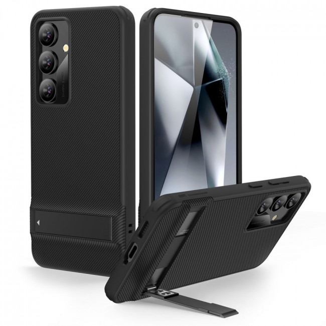 ESR Samsung Galaxy S24 Air Shield Boost Σκληρή Θήκη με Πλαίσιο Σιλικόνης και Stand - Black