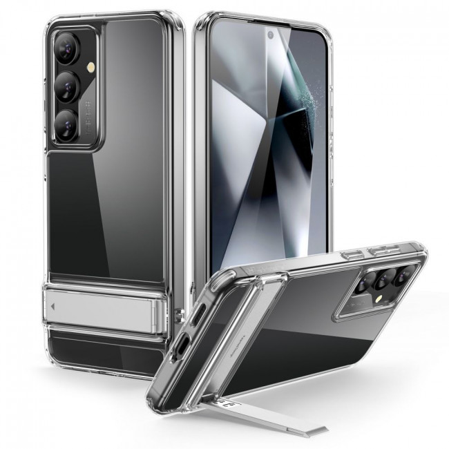 ESR Samsung Galaxy S24+ Air Shield Boost Σκληρή Θήκη με Πλαίσιο Σιλικόνης και Stand - Διάφανη