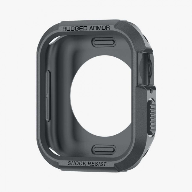 Spigen Θήκη Apple Watch 4 / 5 / 6 / SE / SE 2 / 7 / 8 / 9 - 44 / 45 mm Rugged Armor - Dark Grey