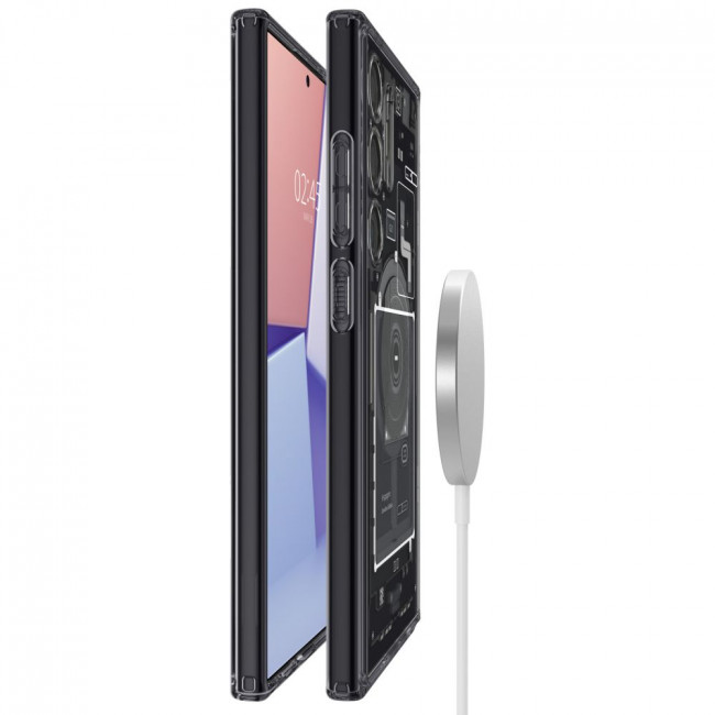 Spigen Samsung Galaxy S24 Ultra - Ultra Hybrid One Tap Ring MagSafe Σκληρή Θήκη με Πλαίσιο Σιλικόνης - Zero One