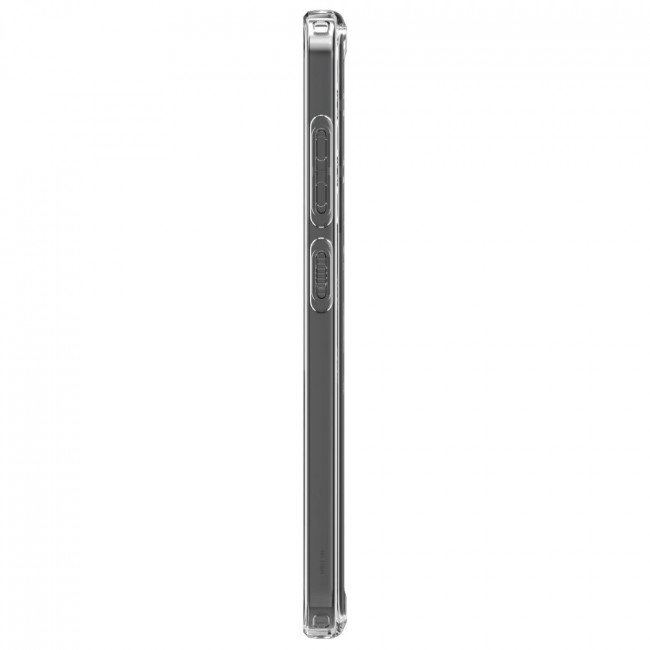 Spigen Samsung Galaxy S24 Crystal Hybrid Mag Σκληρή Θήκη με Πλαίσιο Σιλικόνης Και MagSafe - White