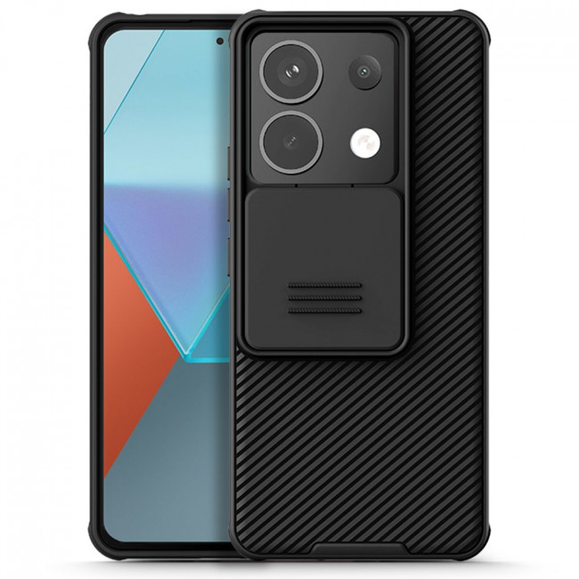 Nillkin Xiaomi Redmi Note 13 Pro 5G / Poco X6 5G CamShield Pro Σκληρή Θήκη με Κάλυμμα για την Κάμερα - Black