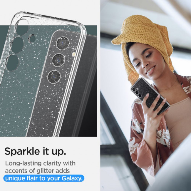 Spigen Samsung Galaxy S24 Liquid Crystal Θήκη Σιλικόνης - Glitter Crystal