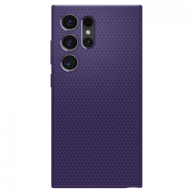 Spigen Samsung Galaxy S24 Ultra Liquid Air Θήκη Σιλικόνης - Deep Purple