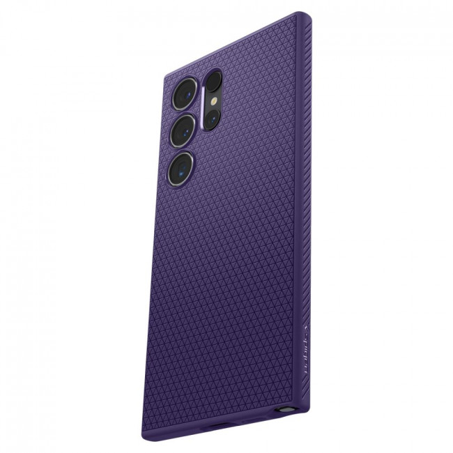 Spigen Samsung Galaxy S24 Ultra Liquid Air Θήκη Σιλικόνης - Deep Purple