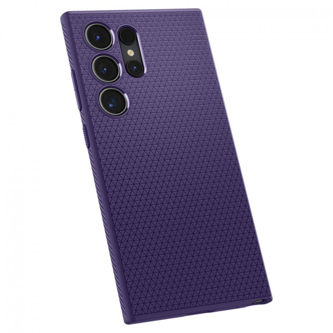 Spigen Samsung Galaxy S24 Ultra Liquid Air Θήκη Σιλικόνης - Deep Purple