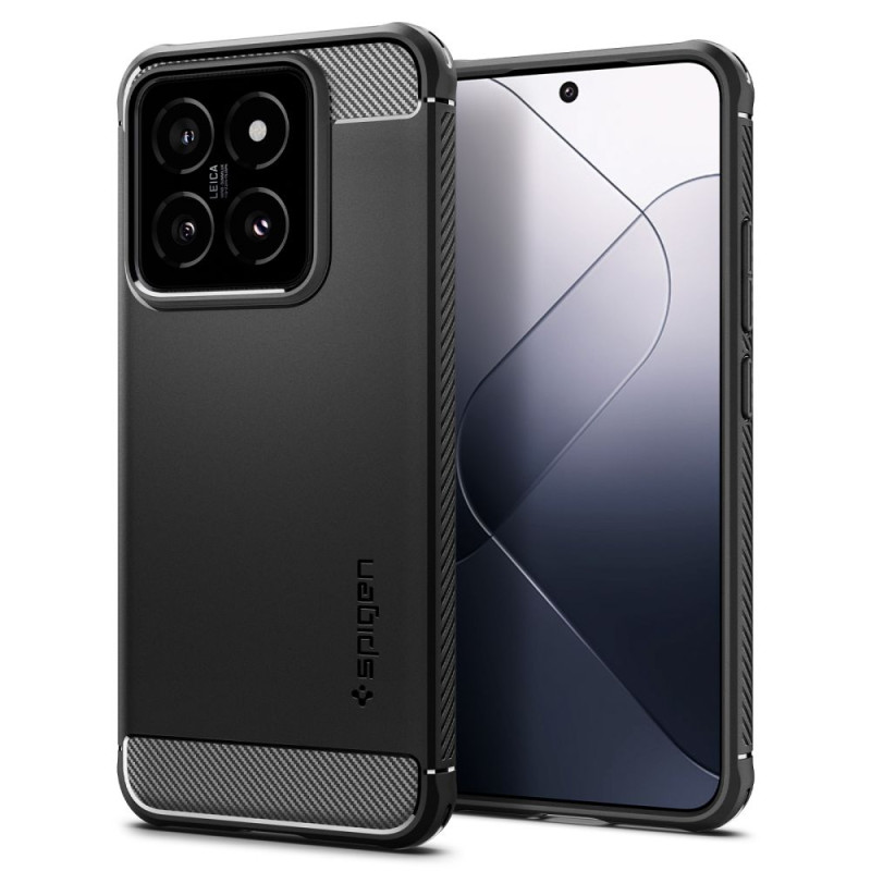 Spigen Xiaomi 14 Θήκη TPU Rugged Armor - Matte Black