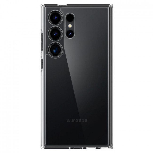 Spigen Samsung Galaxy S24 Ultra - Ultra Hybrid Σκληρή Θήκη με Πλαίσιο Σιλικόνης - Crystal Clear