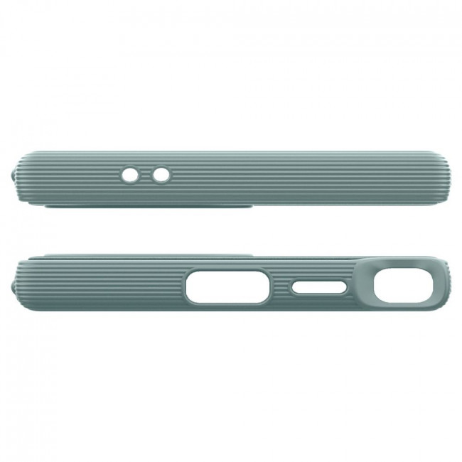 Caseology Samsung Galaxy S24 Ultra Parallax Θήκη Σιλικόνης με Σκληρό Πλαίσιο - Sage Green