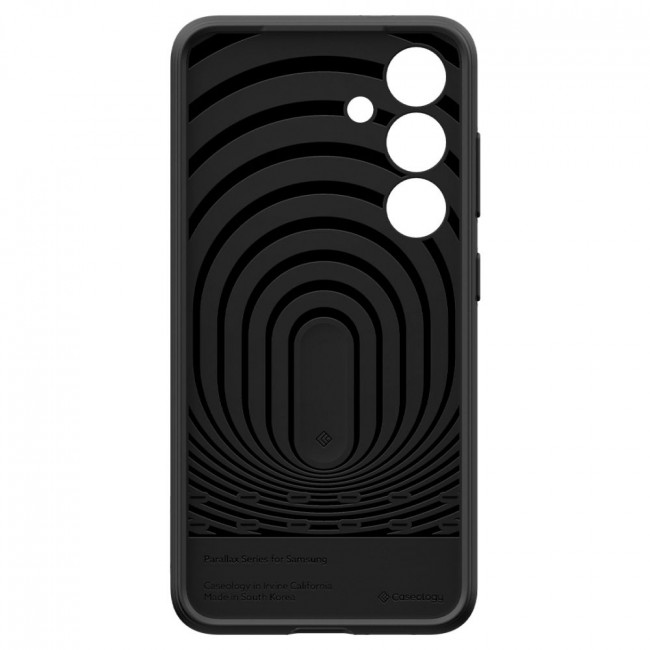 Caseology Samsung Galaxy S24 Parallax Θήκη Σιλικόνης με Σκληρό Πλαίσιο - Matte Black