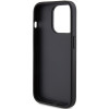 Guess iPhone 15 Pro - 4G Stripe Collection Θήκη με Επένδυση Συνθετικού Δέρματος - Grey - GUHCP15LG4GLGR