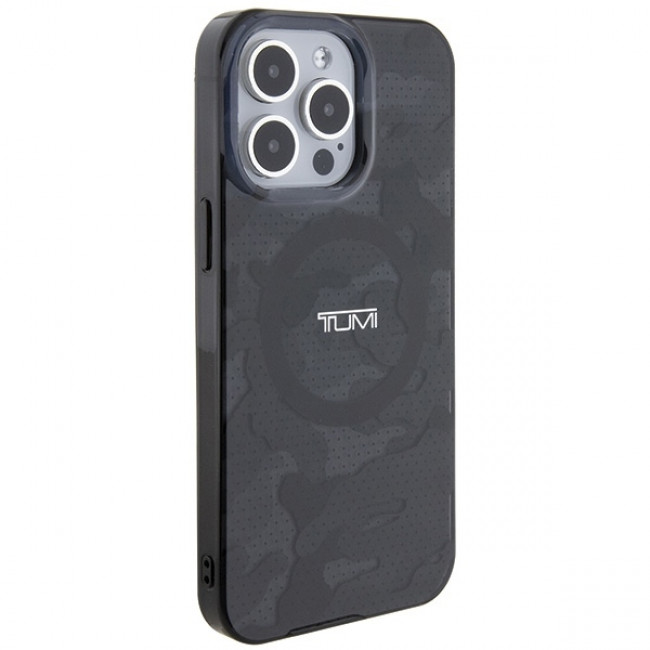 Tumi iPhone 15 Pro Max Camo Print MagSafe Σκληρή Θήκη με Πλαίσιο Σιλικόνης και MagSafe - Grey - TUHMP15XDLCAG