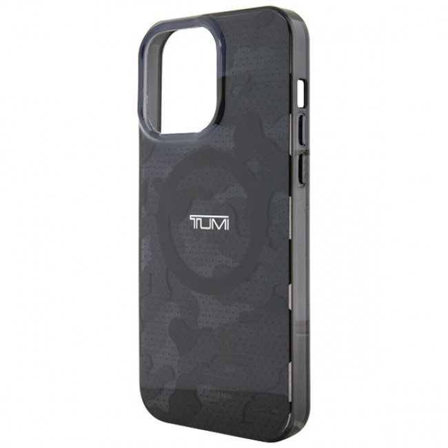 Tumi iPhone 15 Pro Max Camo Print MagSafe Σκληρή Θήκη με Πλαίσιο Σιλικόνης και MagSafe - Grey - TUHMP15XDLCAG