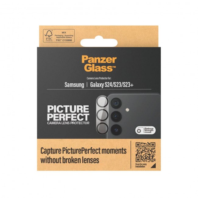 PanzerGlass Samsung Galaxy S24 / S23 / S23+ Picture Perfect Αντιχαρακτικό Γυαλί για την Κάμερα - Διάφανο