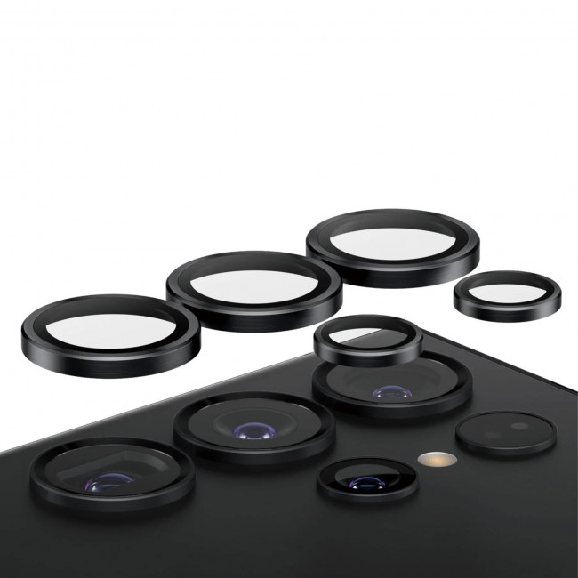 PanzerGlass Samsung Galaxy S24 Ultra Hoops Camera Lens Protector Αντιχαρακτικό Γυαλί για την Κάμερα - Black