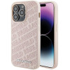 Karl Lagerfeld iPhone 15 Pro - Quilted K Pattern Θήκη με Επένδυση Συνθετικού Δέρματος - Pink - KLHCP15LPQKPMP