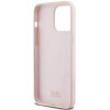 Karl Lagerfeld iPhone 15 Pro Silicone Karl Script Θήκη Σιλικόνης - Pink - KLHCP15LSKSBMCP