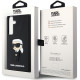 Karl Lagerfeld Samsung Galaxy S24+ - 3D Rubber Ikonik Σκληρή Θήκη με Πλαίσιο Σιλικόνης - Black - KLHCS24M3DRKINK