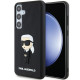 Karl Lagerfeld Samsung Galaxy S24+ - 3D Rubber Ikonik Σκληρή Θήκη με Πλαίσιο Σιλικόνης - Black - KLHCS24M3DRKINK