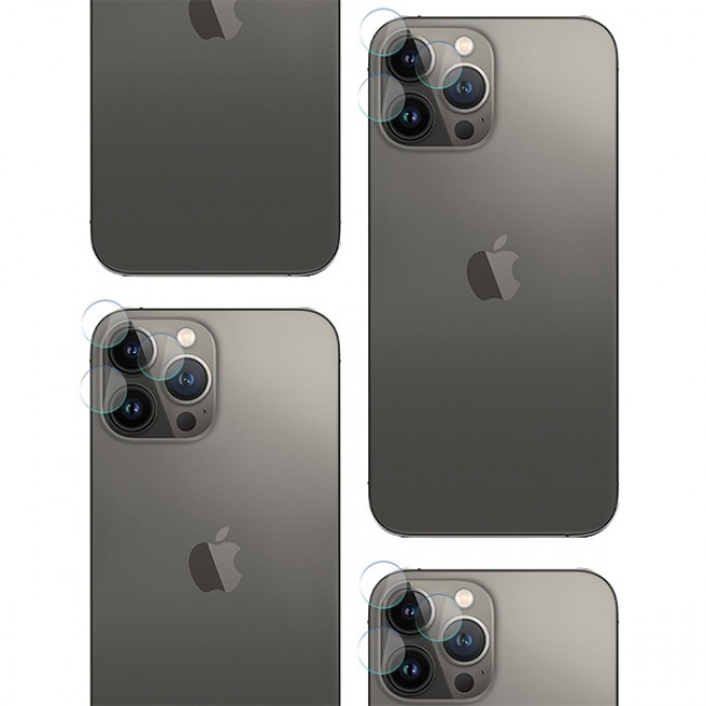 3MK iPhone 15 Pro Max Comfort Set - Σετ με 1 Αντιχαρακτικό Γυαλί Οθόνης, 1 Αντιχαρακτικό Γυαλί για την Κάμερα και 1 Σκληρή Θήκη Satin Armor Case+ - Διάφανα