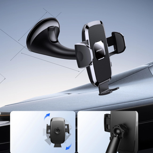 Joyroom Car Mechanical Phone Holder Universal Βάση Αυτοκινήτου - Black - JR-ZS259