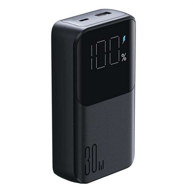 Joyroom JR-PBC07 Mini PowerBank 20000mAH 30W με Ενσωματωμένα Καλώδια Type-C / Lightning και 1 θύρα Type-C και 1 Θύρα USB - Black