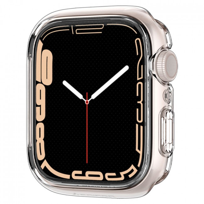 Spigen Θήκη Apple Watch 7 / 8 / 9 - 41mm με Προστασία Οθόνης Ultra Hybrid - Crystal Clear