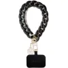 Guess Acrylic 4G Charm Universal Big Hand Strap - Αλυσίδα Καρπού για Θήκη Κινητού - Black - GUOUCBMC4MK