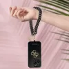 Guess Acrylic 4G Charm Universal Big Hand Strap - Αλυσίδα Καρπού για Θήκη Κινητού - Black - GUOUCBMC4MK