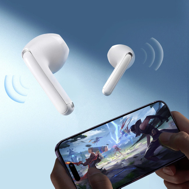 Joyroom Funpods TWS Bluetooth 5.3 - Ασύρματα ακουστικά για Κλήσεις / Μουσική - White - JR-FB1