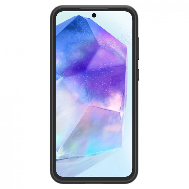 Spigen Samsung Galaxy A55 5G Optik Armor Θήκη Σιλικόνης με Κάλυμμα για την Κάμερα - Black