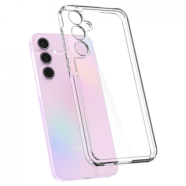 Spigen Samsung Galaxy A55 5G Σκληρή Θήκη με Πλαίσιο Σιλικόνης Ultra Hybrid - Crystal Clear