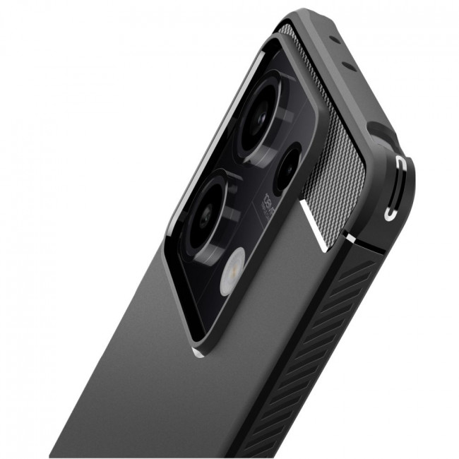 Spigen Xiaomi Redmi Note 13 5G Θήκη TPU Rugged Armor - Matte Black