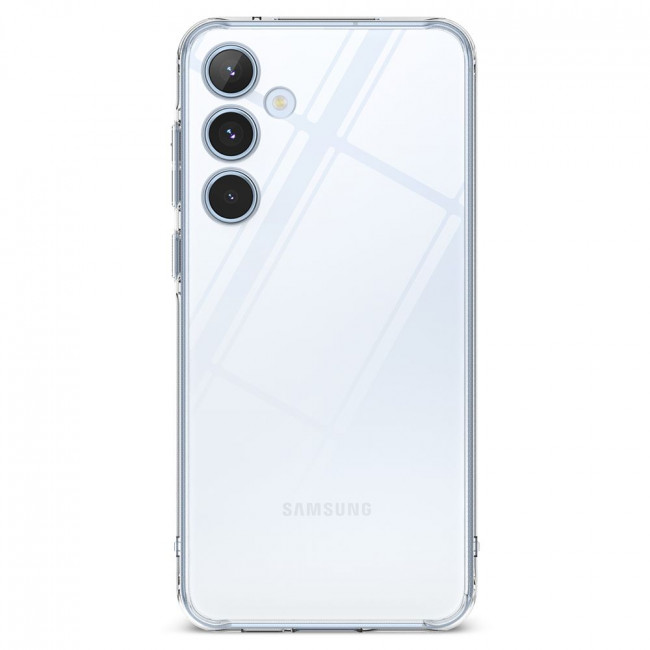 Ringke Samsung Galaxy A35 5G Fusion Σκληρή Θήκη με Πλαίσιο Σιλικόνης - Διάφανη