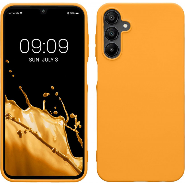 KW Samsung Galaxy A15 4G / A15 5G Θήκη Σιλικόνης TPU - Fruity Orange - KWM000021MH006C