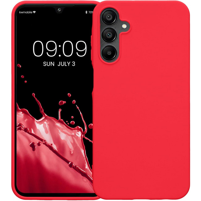 KW Samsung Galaxy A15 4G / A15 5G Θήκη Σιλικόνης TPU - Neon Pink - KWM000021MH004C