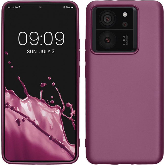 KW Xiaomi 13T / 13T Pro Θήκη Σιλικόνης TPU - Metallic Lavender