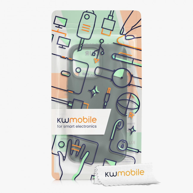 KW iPhone 15 Pro Max Θήκη Σιλικόνης Rubber TPU με MagSafe - Moss Green