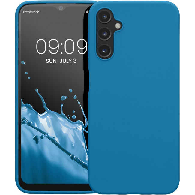 KW Samsung Galaxy A14 5G Θήκη Σιλικόνης TPU - Blue Reef