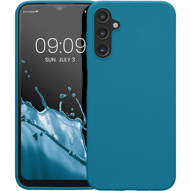 KW Samsung Galaxy A14 5G Θήκη Σιλικόνης TPU - Caribbean Blue