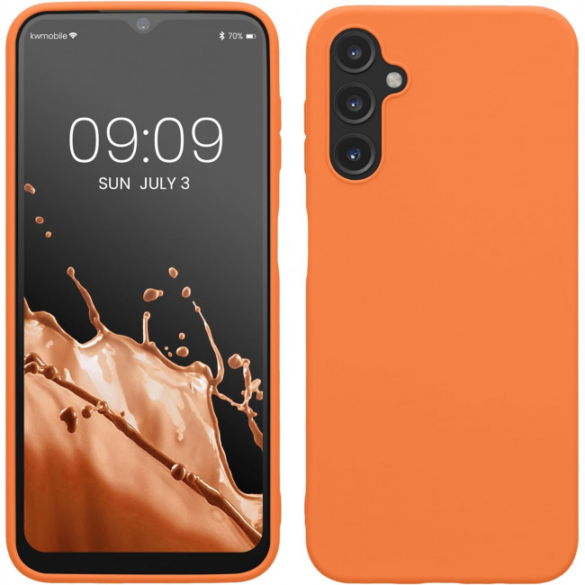 KW Samsung Galaxy A14 5G Θήκη Σιλικόνης TPU - Fruity Orange