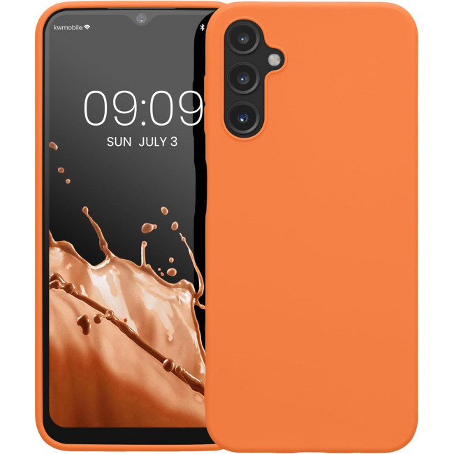 KW Samsung Galaxy A14 5G Θήκη Σιλικόνης TPU - Fruity Orange