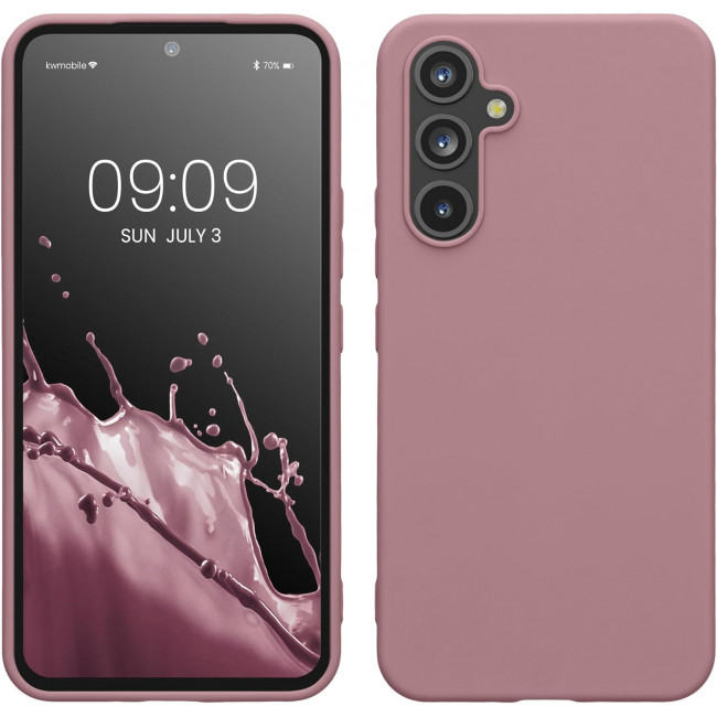 KW Samsung Galaxy A54 5G Θήκη Σιλικόνης TPU - Dusky Pink Matte