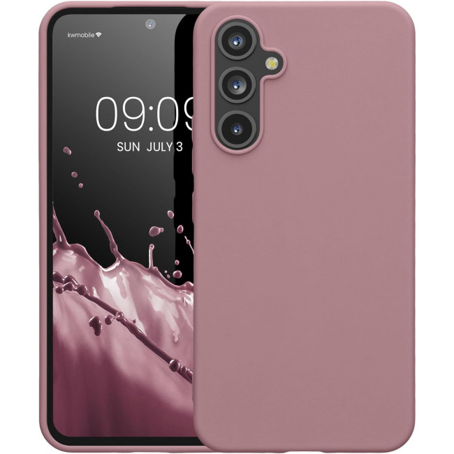 KW Samsung Galaxy A54 5G Θήκη Σιλικόνης TPU - Dusky Pink Matte