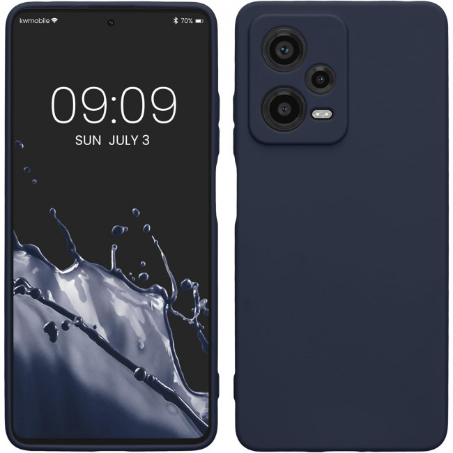 KW Xiaomi Redmi Note 12 Pro+ Θήκη Σιλικόνης TPU - Deep Ocean